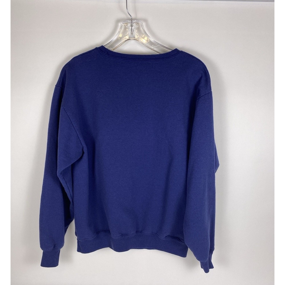Disney Sweatshirt Adult Medium Blue Fleece Walt Disney World Graphic Comfort - Picture 3 of 7